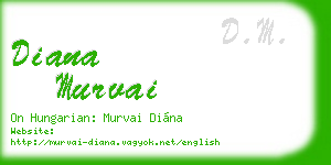 diana murvai business card